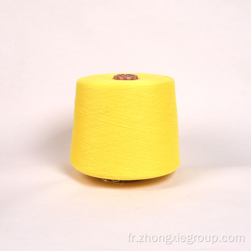 Jaune 32/1 fil filé en polyester